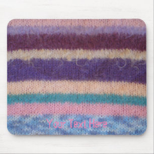 farbenfrohe Retrostil Stripteppiche Spaß beim Desi Mousepad