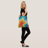 Farbenfrohe Retrostil, wirres Design Tasche (Am Model)