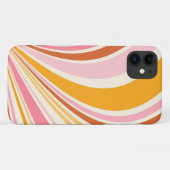 Farbenfrohe Retrovibes Case-Mate iPhone Hülle (Rückseite (Horizontal))