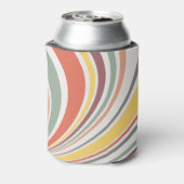 Farbenfrohe Retrovibes Dosenkühler (Kanne Rückseite)