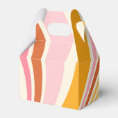 Farbenfrohe Retrovibes Geschenkschachtel (Rückseite)