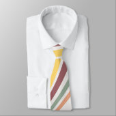 Farbenfrohe Retrovibes Krawatte (Gebunden)