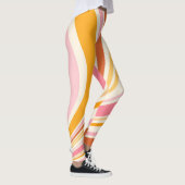 Farbenfrohe Retrovibes Leggings (Rechts)