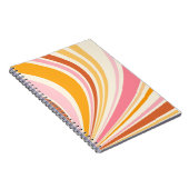 Farbenfrohe Retrovibes Notizblock (Rechte Seite)