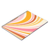 Farbenfrohe Retrovibes Notizblock (Linke Seite)