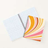 Farbenfrohe Retrovibes Notizblock (Innenseite)