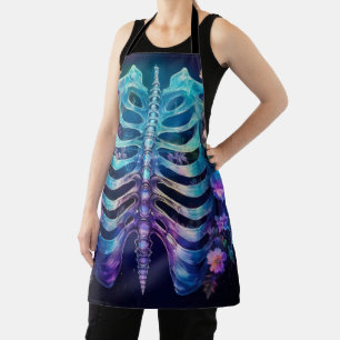 Farbenfrohe Rib Cage Design Schürze