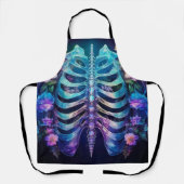Farbenfrohe Rib Cage Design Schürze (Vorderseite)