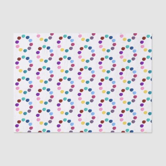 Farbenfrohe "Ring der Rose" Ahh... Seidenpapier (Vorderseite)