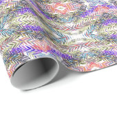 Farbenfrohe Risiken Geschenkpapier (Rolleneckpunkt)