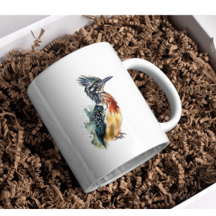 Farbenfrohe Roadrunner im Wasser Kaffeetasse