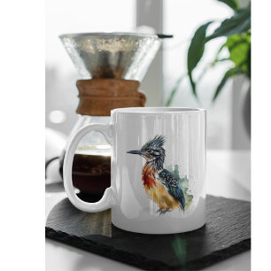 Farbenfrohe Roadrunner in Wasserfarbe Kaffeetasse