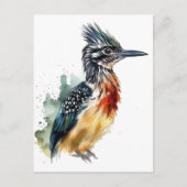 Farbenfrohe Roadrunner in Wasserfarbe Postkarte (Vorderseite)