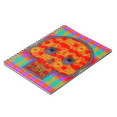 Farbenfrohe Robot Skull Painting Notizblock (Linke Seite)