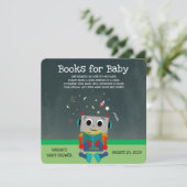 Farbenfrohe Roboterkarte Einladung (Stehend Vorderseite)