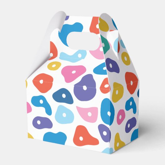 Farbenfrohe Rock Climbing Foot Holdings Geschenkschachtel (Rückseite)