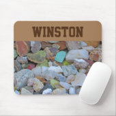 Farbenfrohe Rock Collection Foto Naturmineralien Mousepad (Mit Mouse)