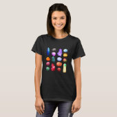 Farbenfrohe Rocks Geology T-Shirt (Vorne ganz)