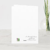 Farbenfrohe Romantische Herzen Valentine Grußkarte Karte (Rückseite)