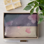 Farbenfrohe romantische Katzen - Tissue Paper Seidenpapier (Geschenk)