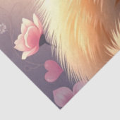 Farbenfrohe romantische Katzen - Tissue Paper Seidenpapier (Ausschnitt)