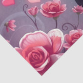 Farbenfrohe romantische Katzen - Tissue Paper Seidenpapier (Ausschnitt)