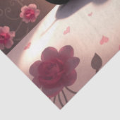 Farbenfrohe romantische Katzen - Tissue Paper Seidenpapier (Ausschnitt)