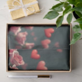 Farbenfrohe romantische Katzen - Tissue Paper Seidenpapier (Geschenk)