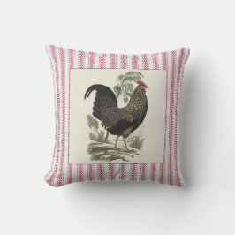 Farbenfrohe Rooster Country Chic Kissen