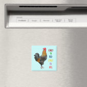 Farbenfrohe Rooster Magnet (In Situ (Geschirrspüler))