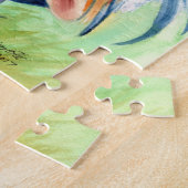 Farbenfrohe Rooster von Kauai Puzzle (Seite)