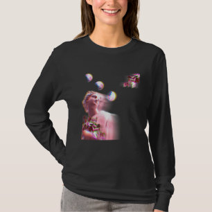 Farbenfrohe rosa Farbnuancen klassischer Art Mondp T-Shirt