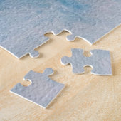 Farbenfrohe rosa Flamingo Aquarellkunst Puzzle (Seite)