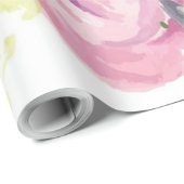 Farbenfrohe rosa Flamingo Geschenkpapier (Rolleneckpunkt)