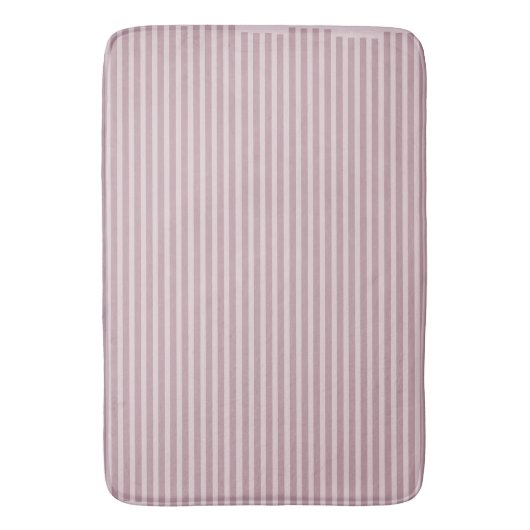 Farbenfrohe rosa gestreifte Badezimmer Badematte (Vorderseite Vertikal)