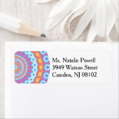 Farbenfrohe rosa Mandala-Gestaltung (Insitu)