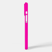 Farbenfrohe rosa Neon Monogram Trendy Fashion Colo Case-Mate iPhone Hülle (Rückseite / Links)