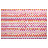 Farbenfrohe rosa-orangefarbene abstrakte Wellenmus Stoff (Fat Quarter (45,7 x 55,9 cm))