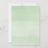 Farbenfrohe rosa-orangefarbene Bauern zuerst heili Einladung (Rückseite)