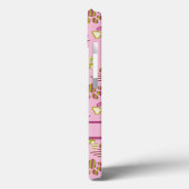 Farbenfrohe rosa Paare Personalisiert Case-Mate iPhone Hülle (Rückseite / Links)