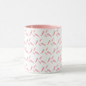 Farbenfrohe Rosa und Rotes Seepferd Tasse (Zentrum)