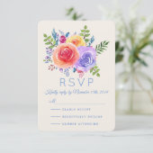 Farbenfrohe Rose Blumenzwiebeln RSVP (Stehend Vorderseite)