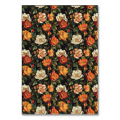 Farbenfrohe Rose Extravagante Hochzeitsstimmung Ti Tischnummer (Rückseite)