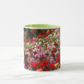 Farbenfrohe Rose Garten Kaffee Tasse (Zentrum)