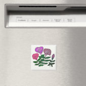 Farbenfrohe Rose Magnet (In Situ (Geschirrspüler))