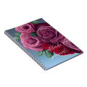Farbenfrohe Rose Notizblock (Rechte Seite)