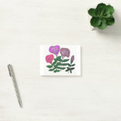 Farbenfrohe Rose Post-it Klebezettel (Büro)