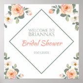 farbenfrohe Rose Poster (Vorne)