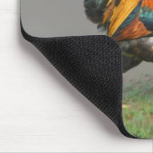 Farbenfrohe Roster-Malerei Mousepad (Ecke)