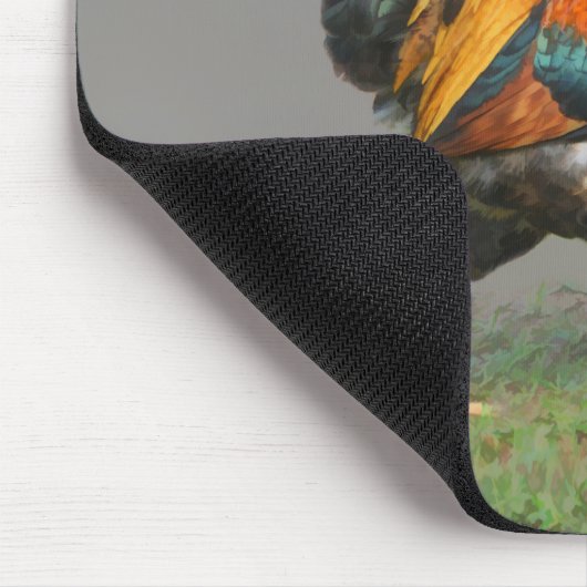 Farbenfrohe Roster-Malerei Mousepad (Ecke)